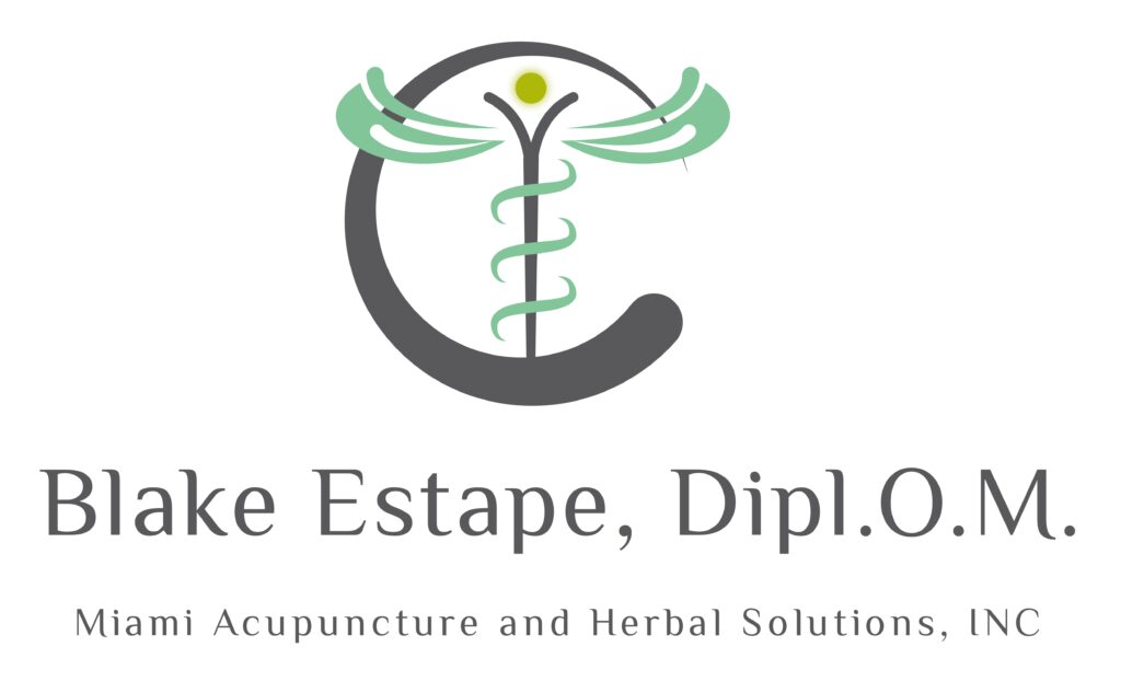 Illustration of a person relaxing during an acupuncture session, symbolizing the wellness services offered by Miami Acupuncture and Herbal Solutions in partnership with WDNA.